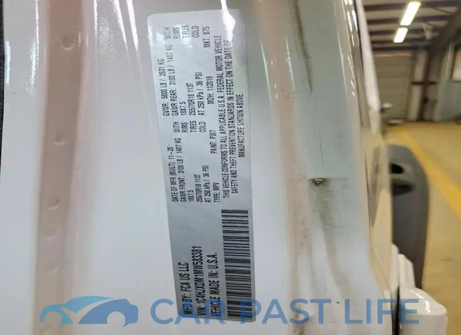 1C4HJXDM1MW583381# 12