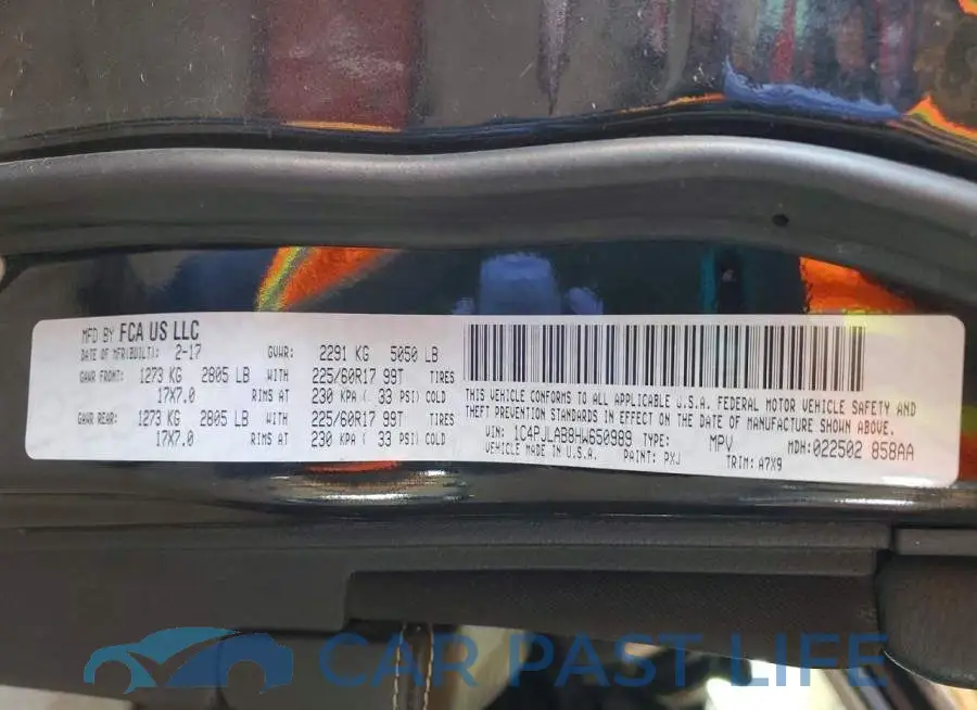 1C4PJLAB8HW650989# 12