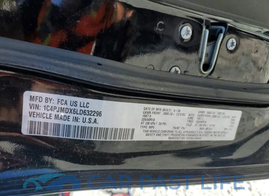 1C4PJMDX6LD632296# 13