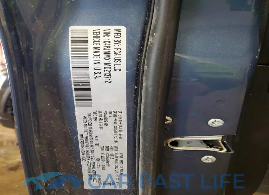 1C4PJMMX1MD213712# 13