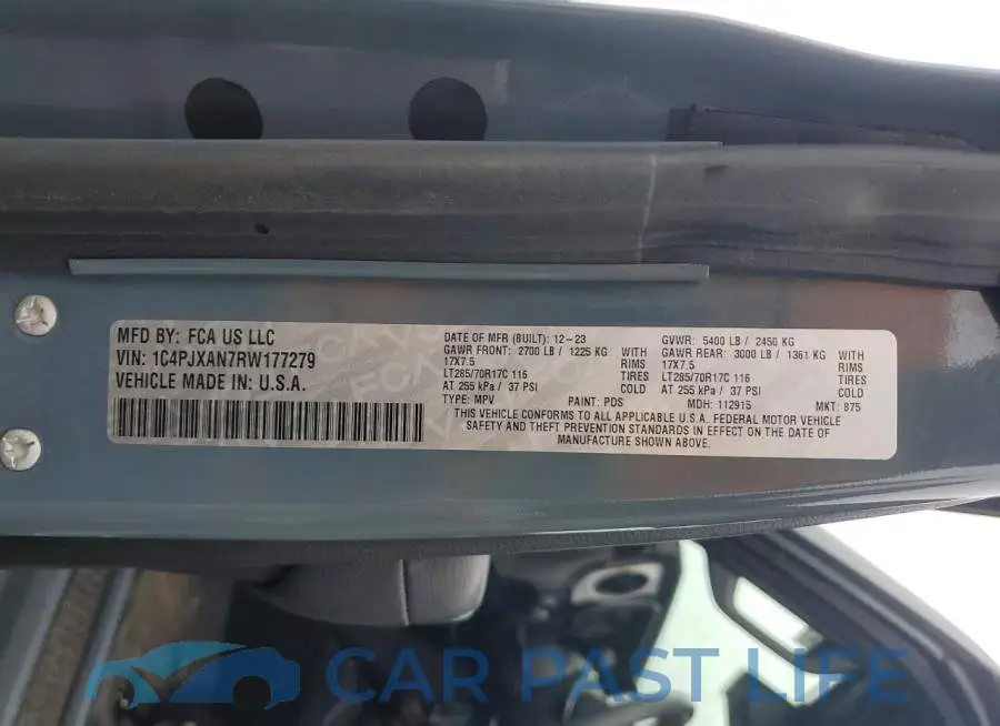 1C4PJXAN7RW177279# 12