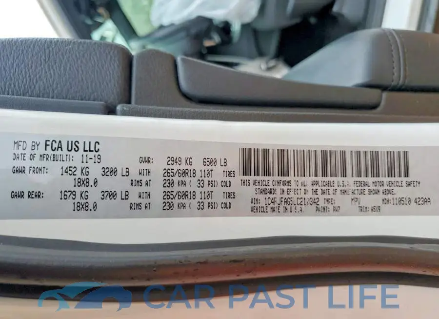 1C4RJFAG5LC210342# 14
