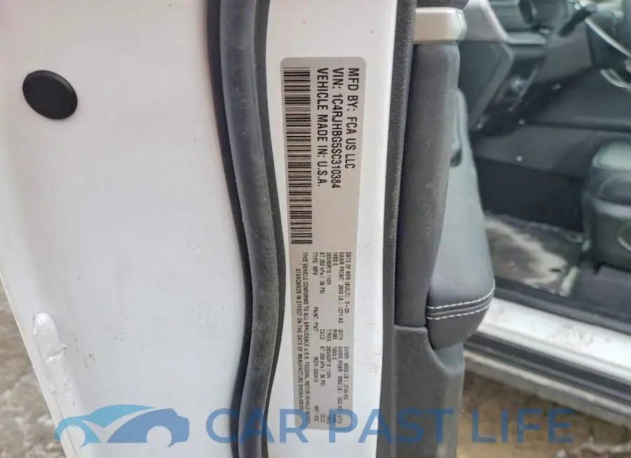 1C4RJHBG5SC310384# 13