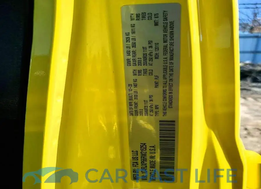 1C4RJXP66RW215254# 13