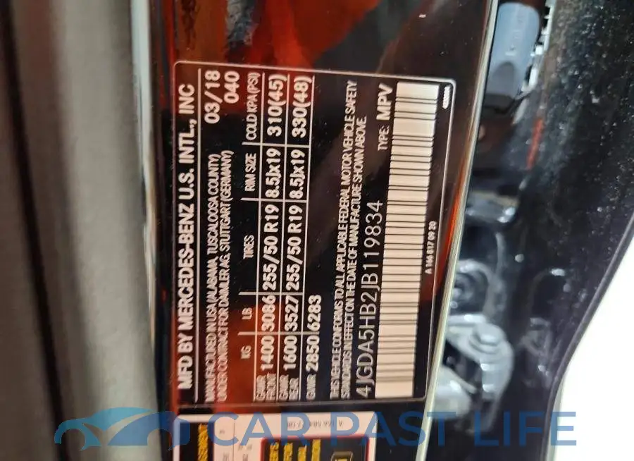 4JGDA5HB2JB119834# 13