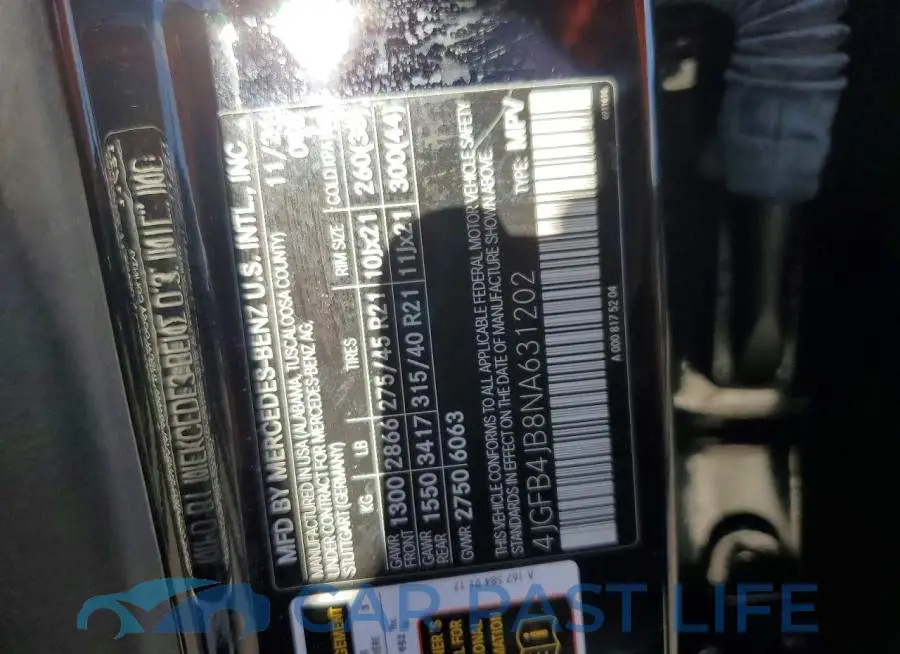 4JGFB4JB8NA631202# 13