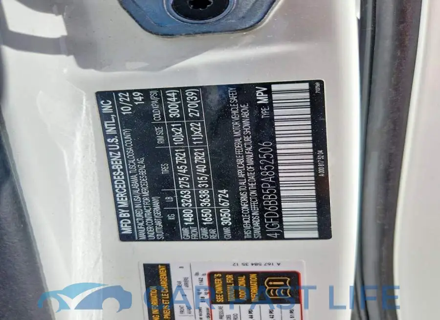 4JGFD6BB5PA852506# 14