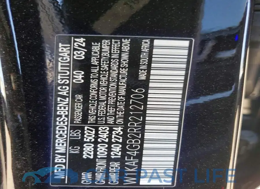 W1KAF4GB2RR212706# 12