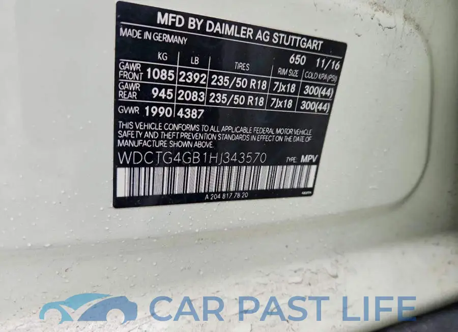 WDCTG4GB1HJ343570# 12