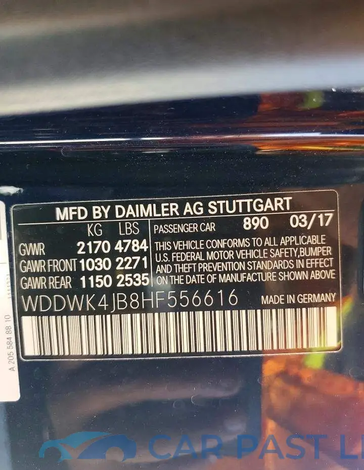 WDDWK4JB8HF556616# 12