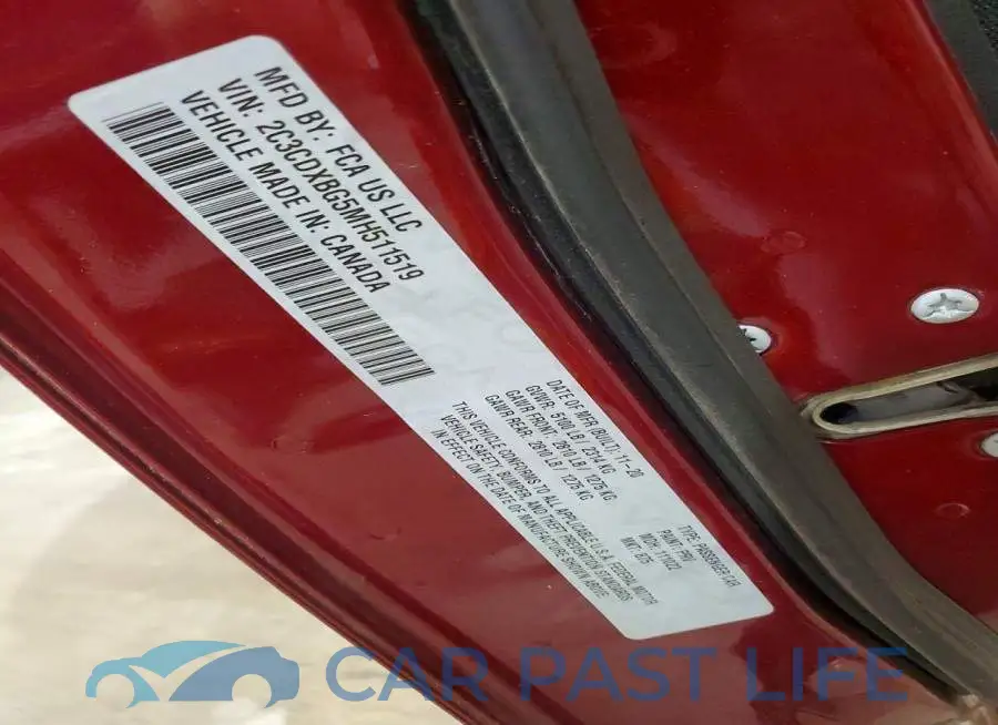 2C3CDXBG5MH511519# 12