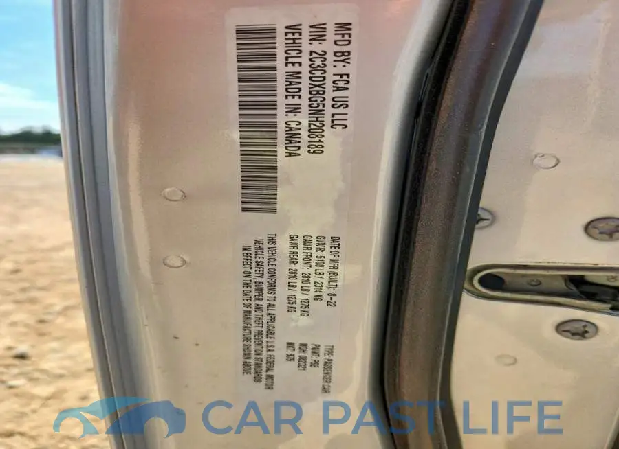 2C3CDXBG5NH208189# 13