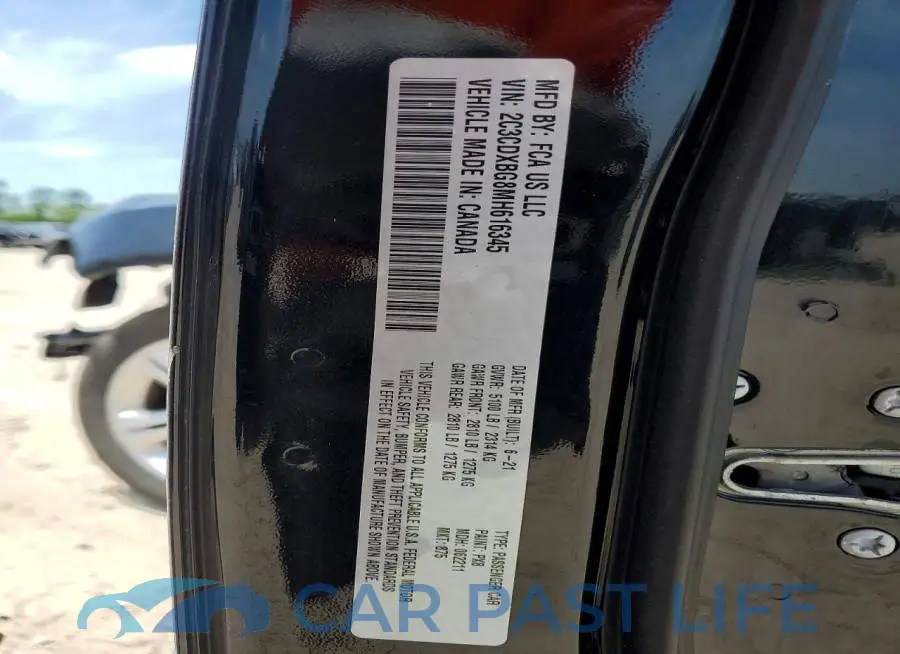 2C3CDXBG8MH616345# 14