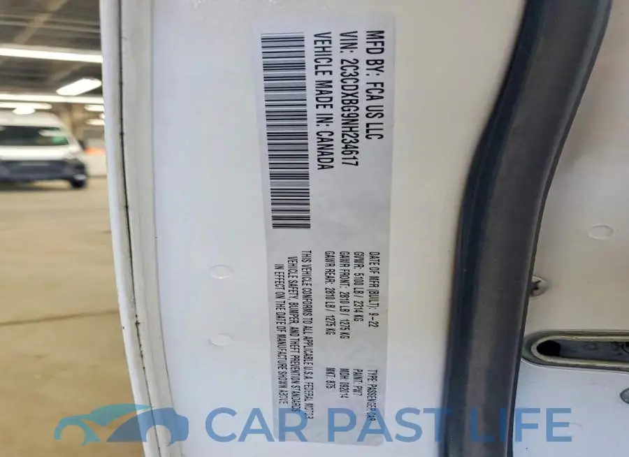 2C3CDXBG9NH234617# 12
