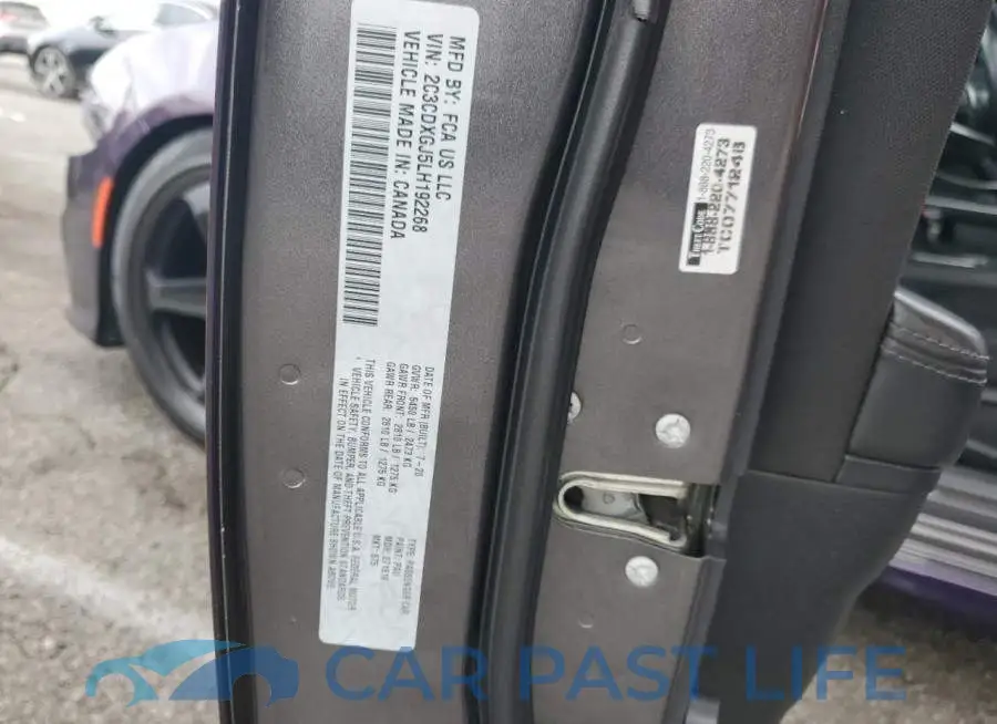 2C3CDXGJ5LH192268# 12