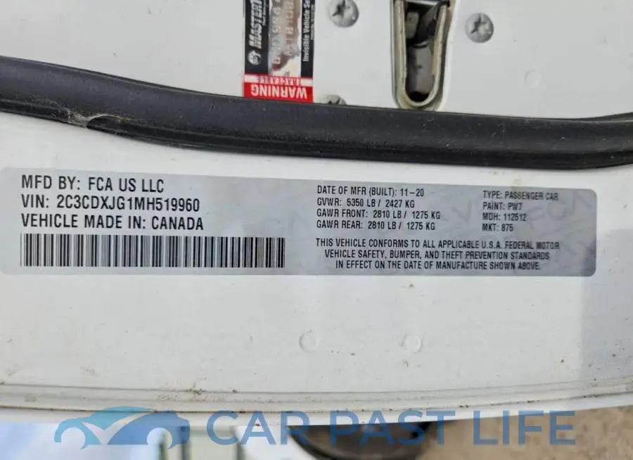 2C3CDXJG1MH519960# 13