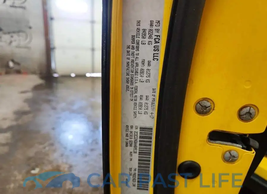 2C3CDZAG8HH609138# 13