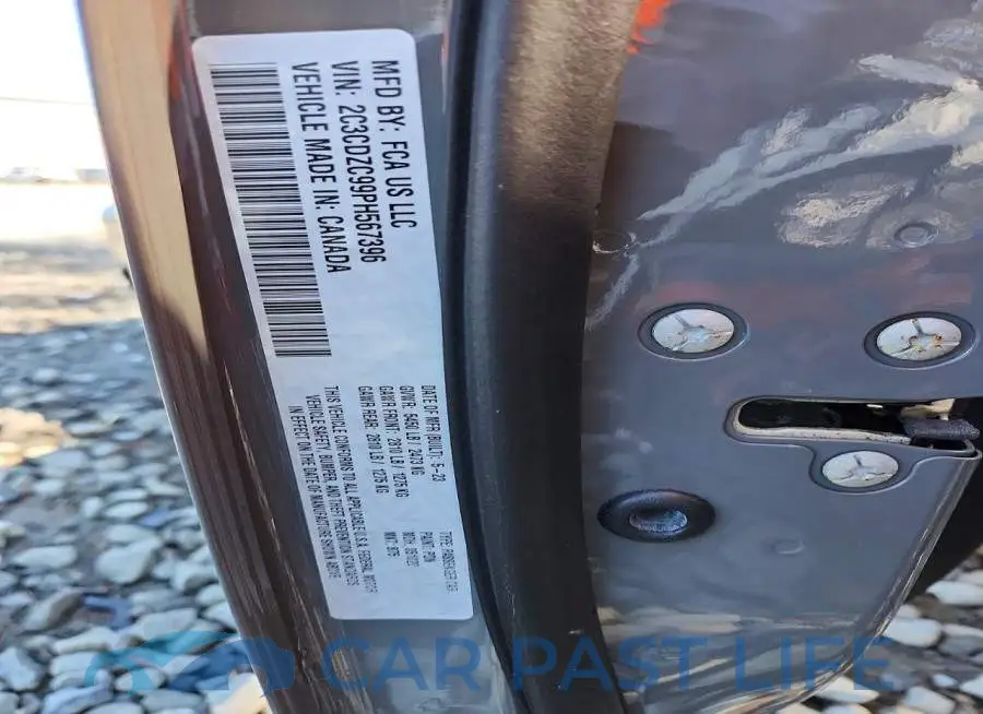 2C3CDZC99PH567396# 12