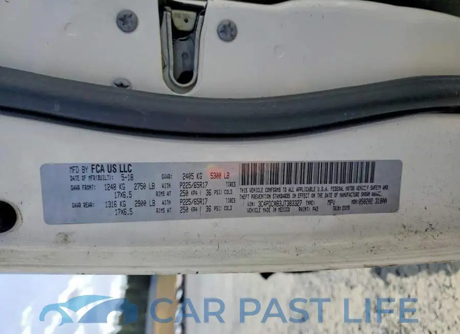 3C4PDCAB3JT383327# 14