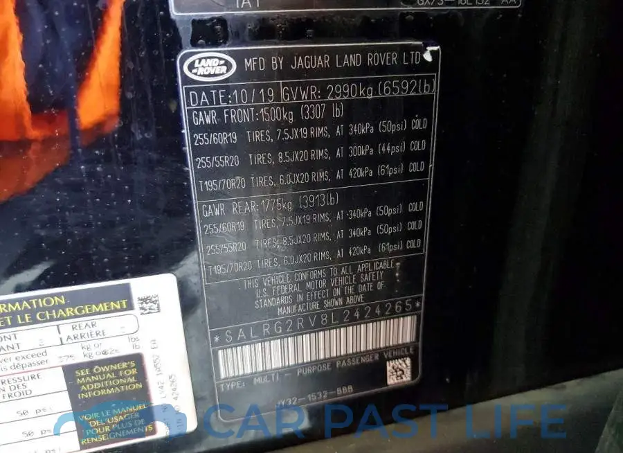 SALRG2RV8L2424265# 12
