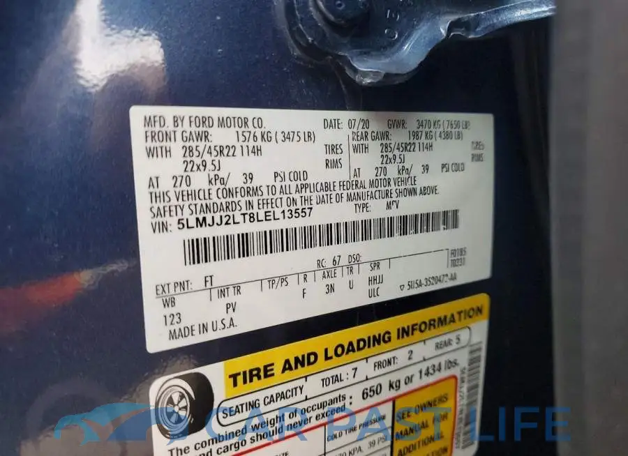 5LMJJ2LT8LEL13557# 13