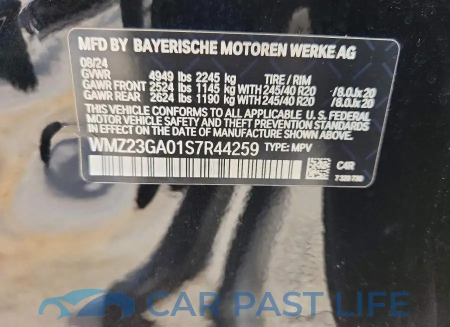 WMZ23GA01S7R44259# 13