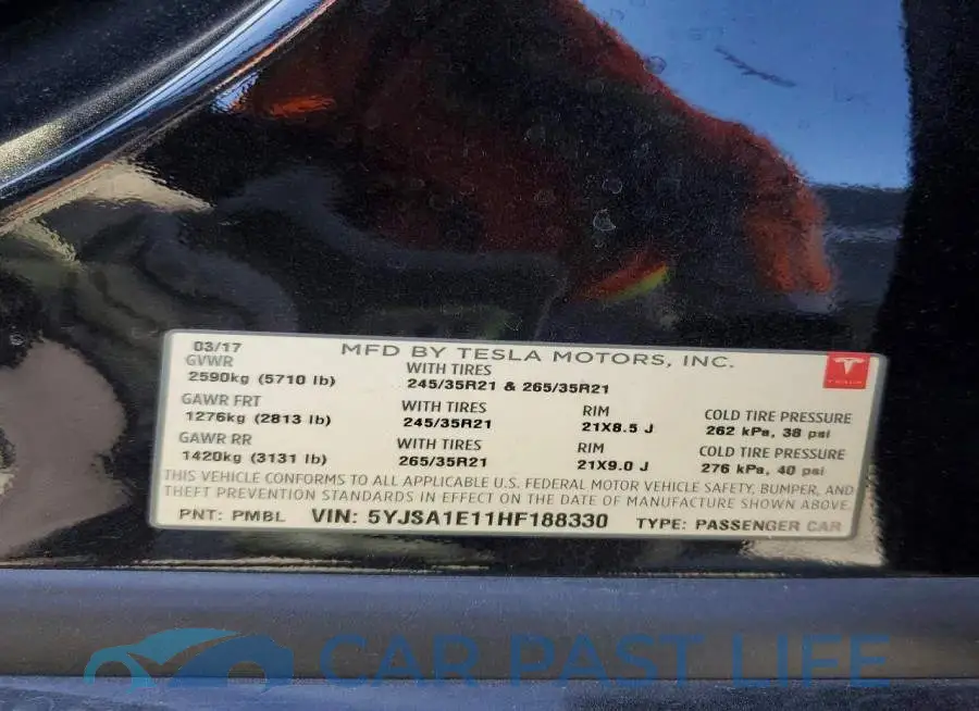 5YJSA1E11HF188330# 12
