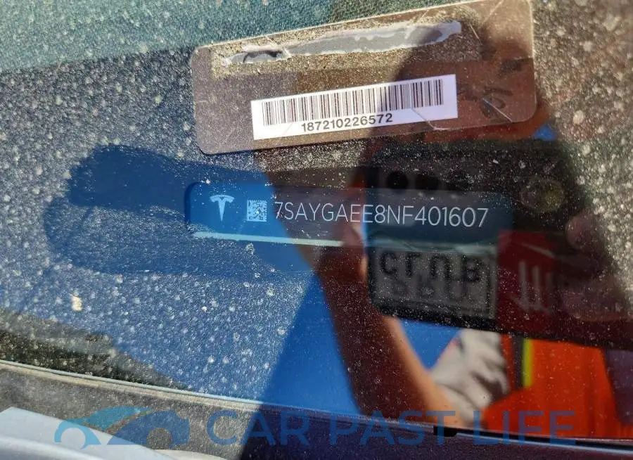 7SAYGAEE8NF401607# 12