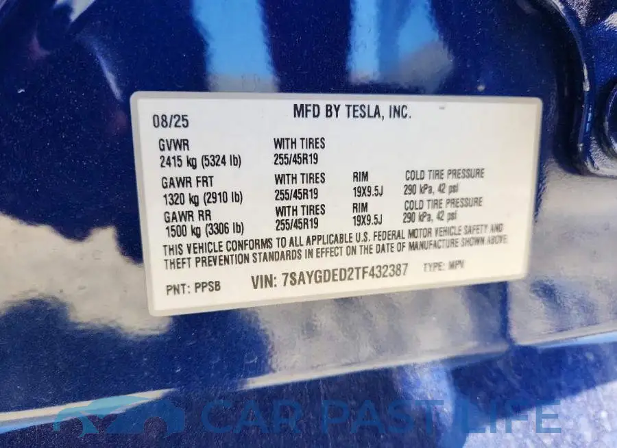 7SAYGDED2TF432387# 13