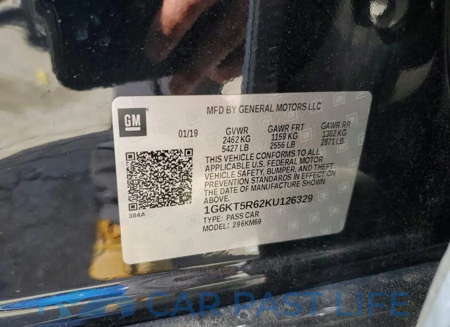 1G6KT5R62KU126329# 12