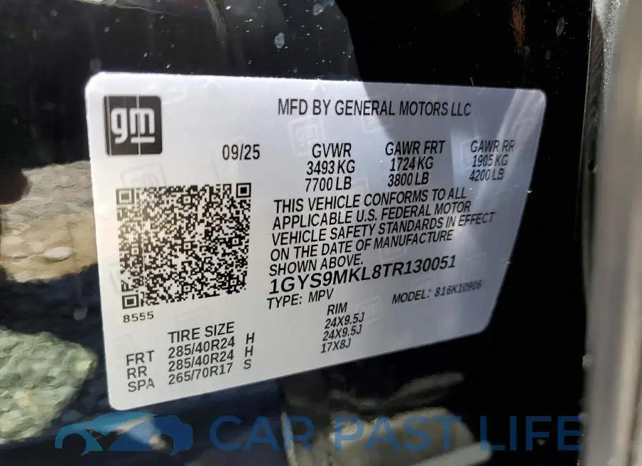 1GYS9MKL8TR130051# 14