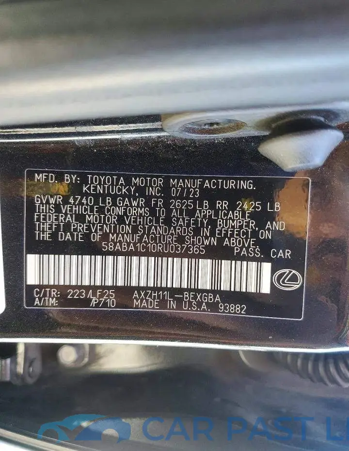 58ABA1C10RU037365# 12