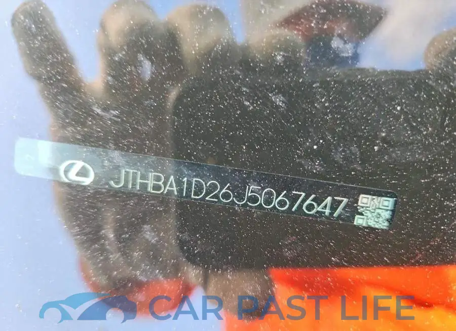 JTHBA1D26J5067647# 12