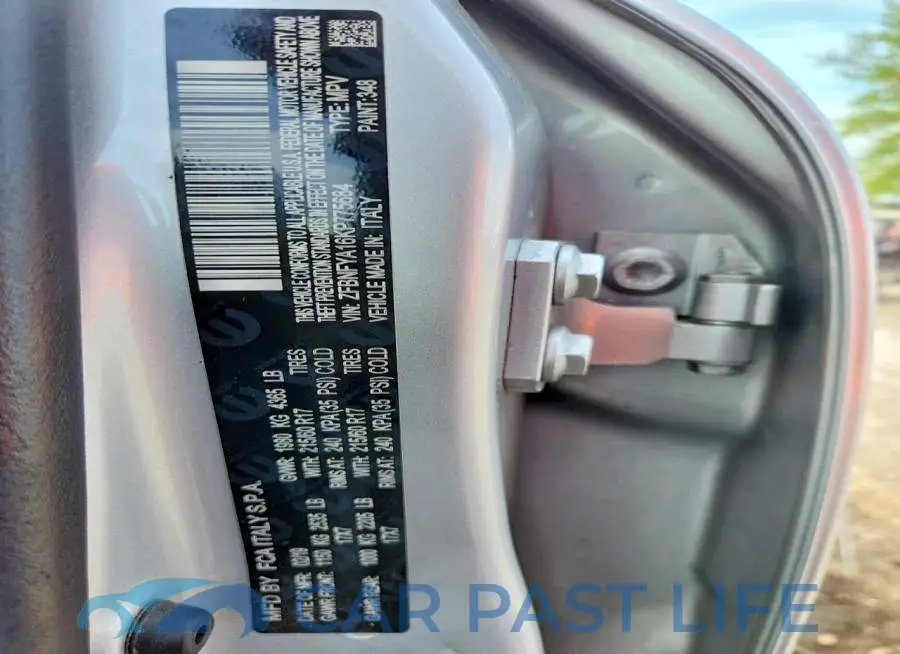 ZFBNFYA16KP775684# 13