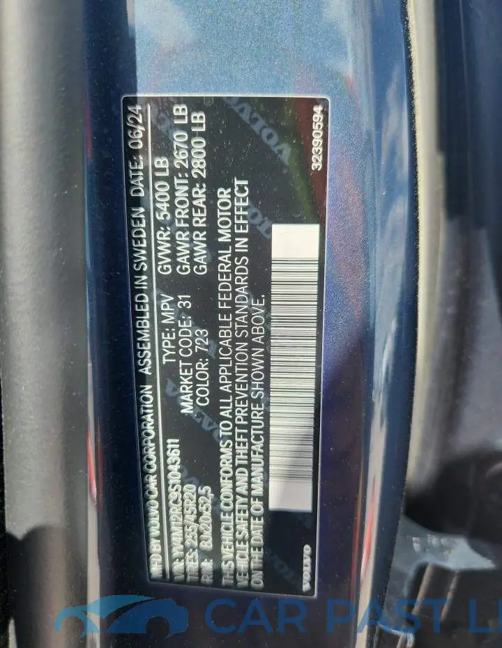 YV4M12RC9S1043611# 13