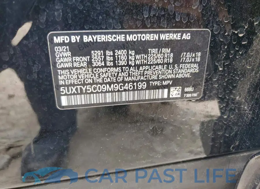 5UXTY5C09M9G46199# 14