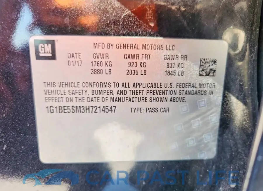 1G1BE5SM3H7214547# 12