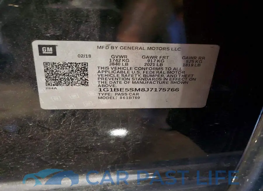 1G1BE5SM8J7175766# 13