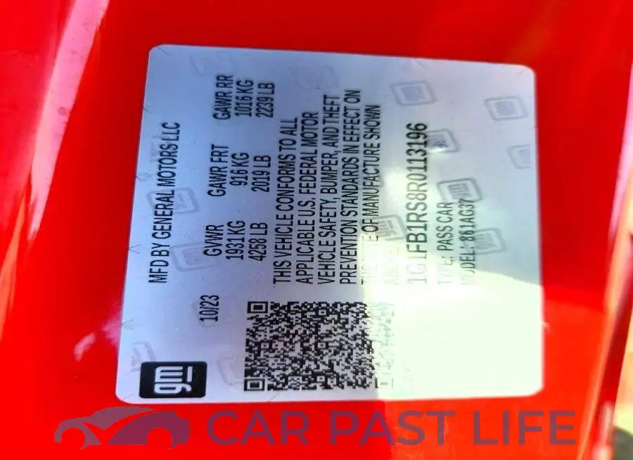 1G1FB1RS8R0113196# 13