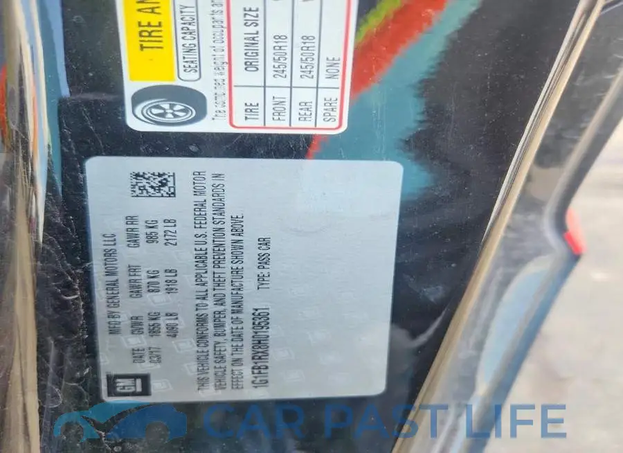 1G1FB1RX8H0195361# 12