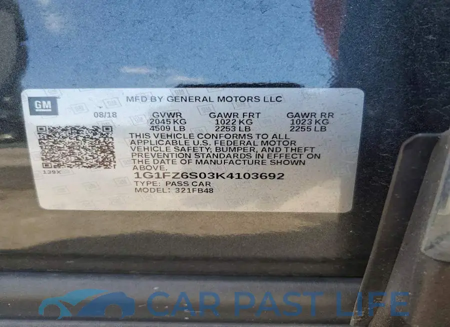 1G1FZ6S03K4103692# 12
