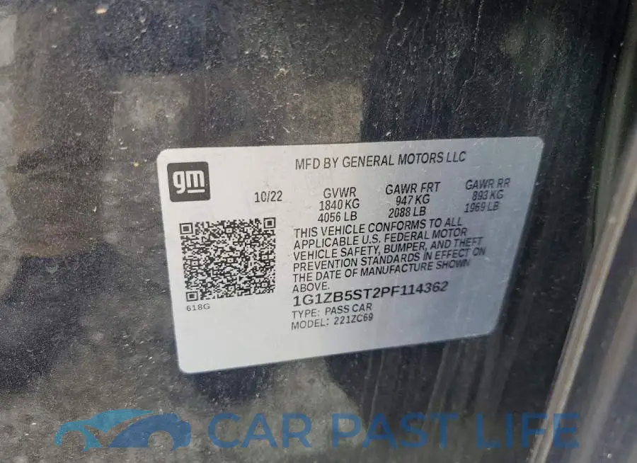 1G1ZB5ST2PF114362# 12
