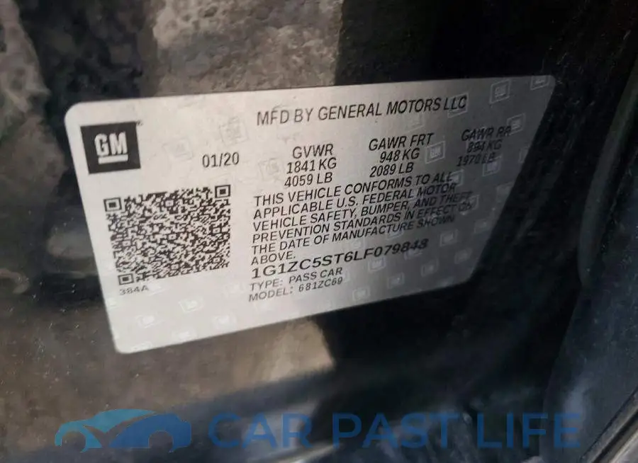 1G1ZC5ST6LF079848# 13