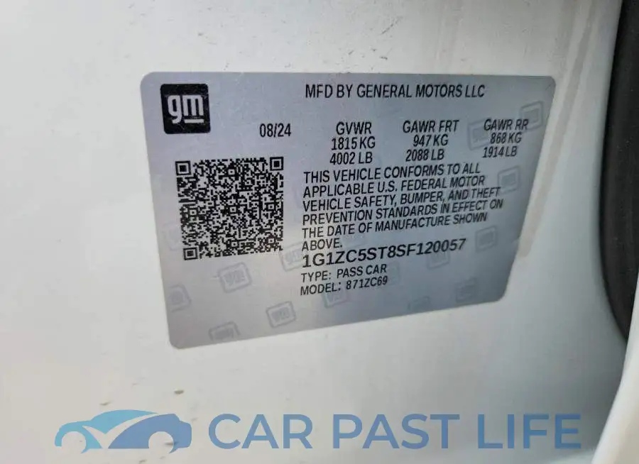 1G1ZC5ST8SF120057# 12