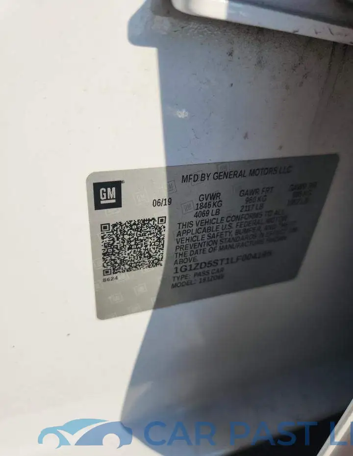1G1ZD5ST1LF004195# 12