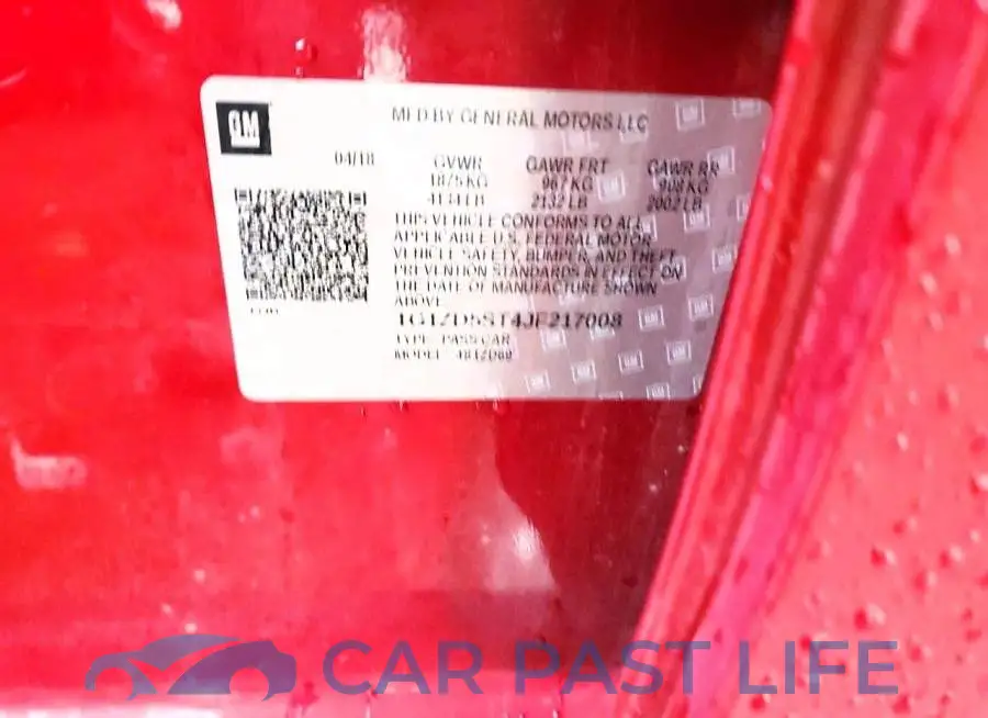 1G1ZD5ST4JF217008# 12
