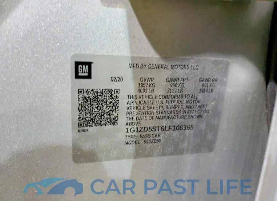 1G1ZD5ST6LF106365# 12
