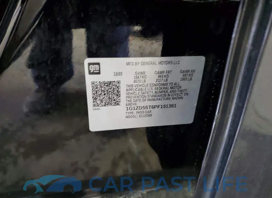 1G1ZD5ST6PF151361# 13