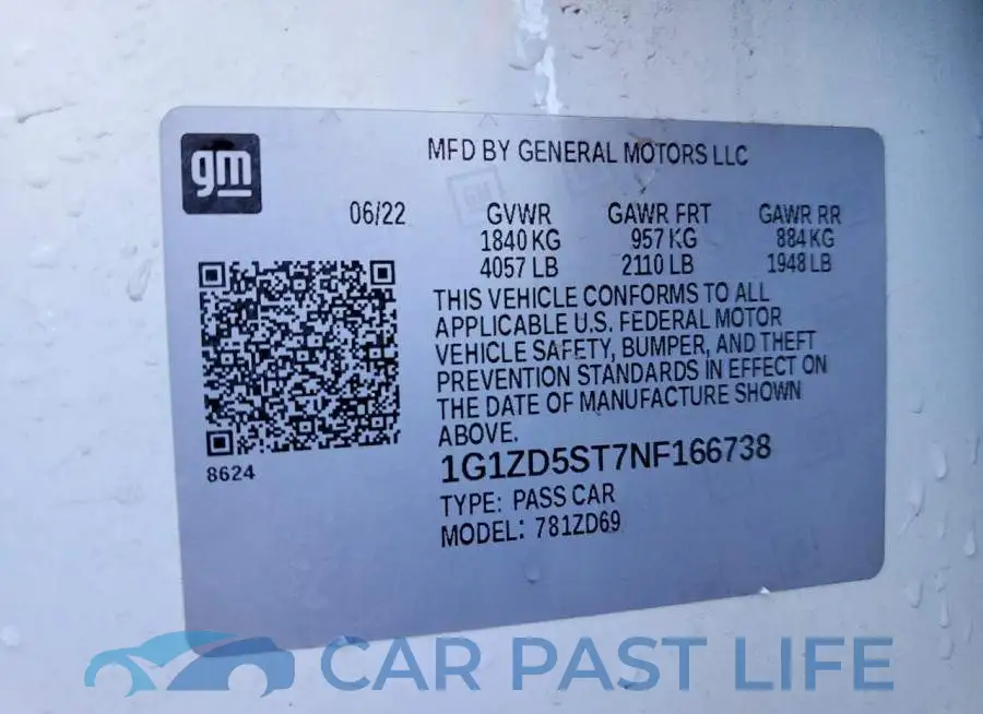 1G1ZD5ST7NF166738# 12