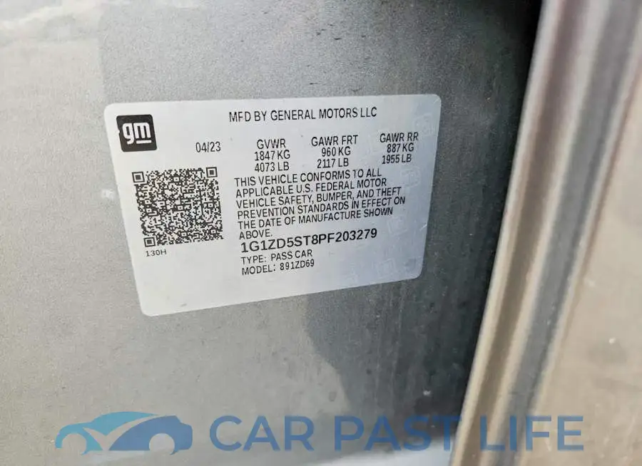 1G1ZD5ST8PF203279# 13